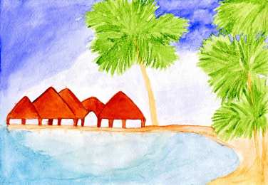 Лето дети рисуют как я провел лето. Детские рисунки про лето