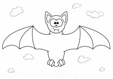 Летучая мышь Летучая мышь которая летает или висит вверх ногами