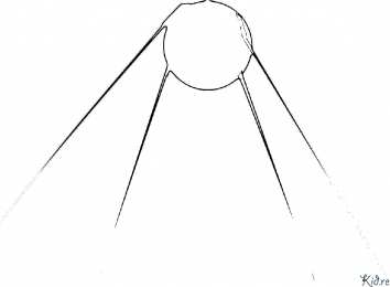 Спутник Раскраски со спутниками