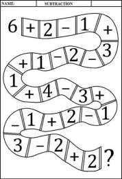 Сложение и вычитание Задания на сложение и вычитание от 1 до 10