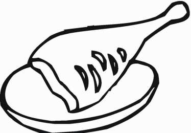 Мясо куски мяса для раскрашивания