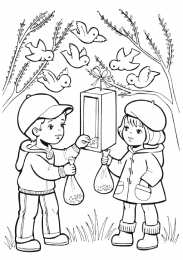 Весна Раскраски на тему время года весна