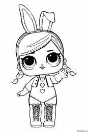Куклы раскраски с куклами лол для девочек