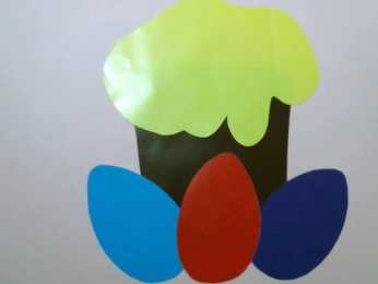 Аппликации на пасху Пасхальные яйца, аппликации из цветной бумаги