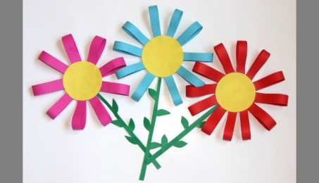 Аппликации на весенние праздники Аппликации из бумаги по весенней тематике с цветами