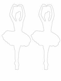 Контуры балерины Контуры и шаблоны балерин для вырезания скачать бесплатно онлайн