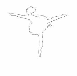 Контуры балерины Контуры и шаблоны балерин для вырезания скачать бесплатно онлайн