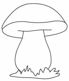 Грибы Раскраски грибов скачать и распечатать онлайн бесплатно