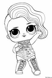 Куклы раскраски с куклами лол для девочек