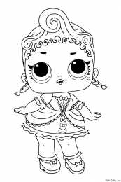 Куклы раскраски с куклами лол для девочек