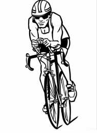 Велоспорт Раскраски с велосипедами. Велоспорт