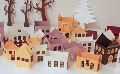 Дом из бумаги или картона Поделки дома из бумаги или картона