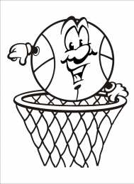 Баскетбол Раскраски баскетбол
