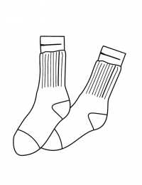 Носки Раскраски с носками