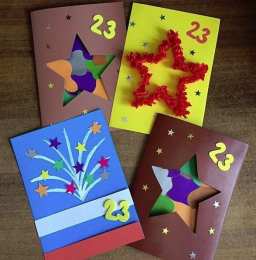 Поделки на 23 февраля Открытки и поделки своими руками на 23 февраля