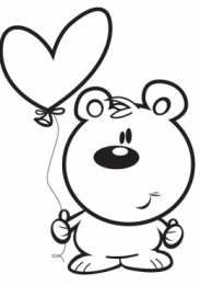 Медвежонок Раскраски с медведями и медвежатами