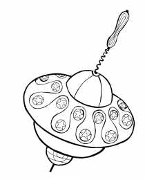 Юла Раскраски с юлой