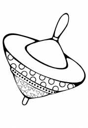 Юла Раскраски с юлой