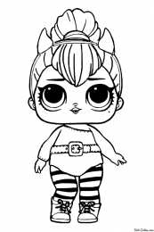 Куклы раскраски с куклами лол для девочек