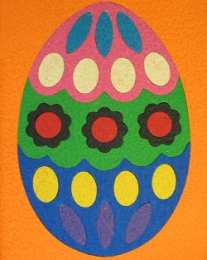 Аппликации на пасху Пасхальные яйца, аппликации из цветной бумаги