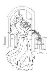 Барби Барби с букетом роз