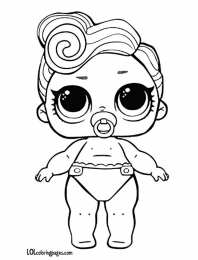 Куклы LOL 3 серия Качественная раскраска для девочке с куклой лол  Lil Waves  