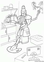 Роботы раскраски  роботы для мальчиков