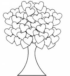 Контуры сердца. Сердечки Контуры сердец и валентинок для вырезания, поделок и аппликаций