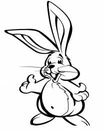 Заяц Раскраски с зайцами для девочек и мальчиков