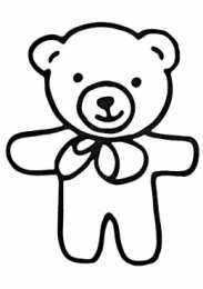 Медвежонок Раскраски с медведями и медвежатами