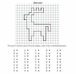 графический диктант Графический диктант с заданием