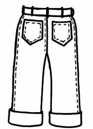 Брюки Брюки штаны и джинсы. Раскраски одежда