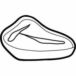 Мясо куски мяса для раскрашивания