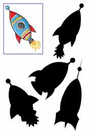 Найди пару Найди где тень от ракеты. Задания ко дню космонавтики