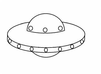 Летающая тарелка Раскраски с летающими тарелками