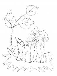 Соедини по точкам Опята на пне