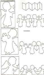 Гирлянды Шаблоны гирлянд для вырезания на праздники