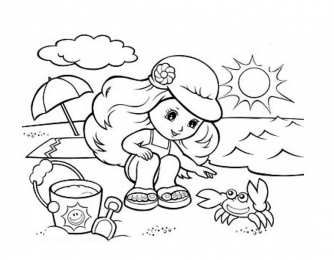 Лето Раскраски про лето