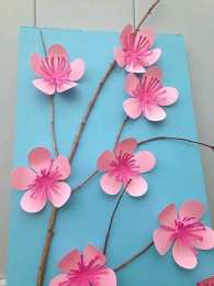 Аппликации на весенние праздники Аппликации из бумаги по весенней тематике с цветами