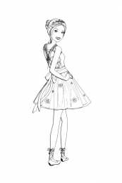 Барби Барби позирует