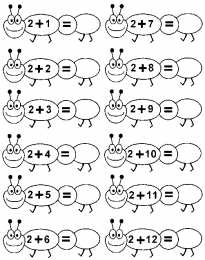 Задания с цифрами Задания на счет. Учимся считать в игровой форме