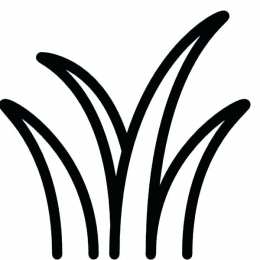 Контуры травы Трафареты и шаблоны травы для дизайна и декора