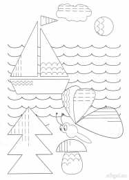 Подготовка руки к письму Штриховки для подготовки руки к письму. Нарисуй линии по образцу.