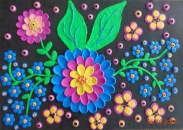 Цветы Идеи для лепки цветов из пластилина
