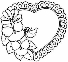 Контуры сердца. Сердечки Контуры сердец и валентинок для вырезания, поделок и аппликаций