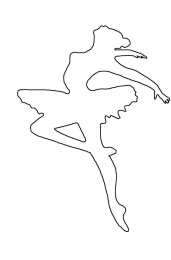 Контуры балерины Контуры и шаблоны балерин для вырезания скачать бесплатно онлайн