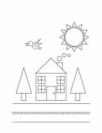 Изучаем геометрические фигуры Распечатать раскраски с геометрическими фигурами для детей 