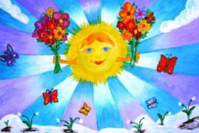 Весна дети рисуют про весну