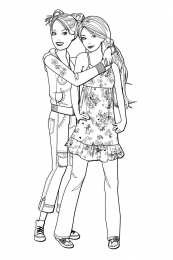 Барби Подружки обнимаются