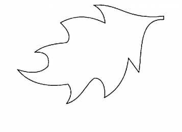 Контуры листьев Шаблоны и трафареты листьев для поделок на осеннюю тему